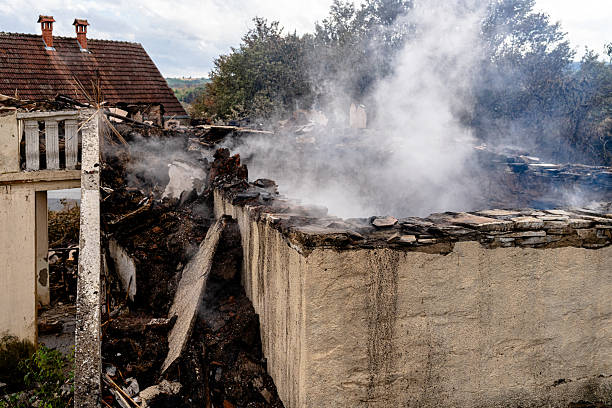Professional Soot Cleanup technician working in Houlton, WI